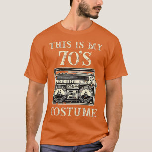Dit is mijn 70s kostuum 70s party Cassette Retro V T-shirt