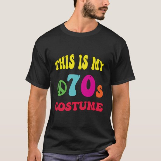 Dit is mijn 70's kostuum grappig grafisch ontwerp  t-shirt (Voorkant)