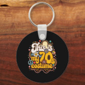 Dit is mijn 70s kostuum thema feestje Hippie Retro Sleutelhanger (Voorkant)