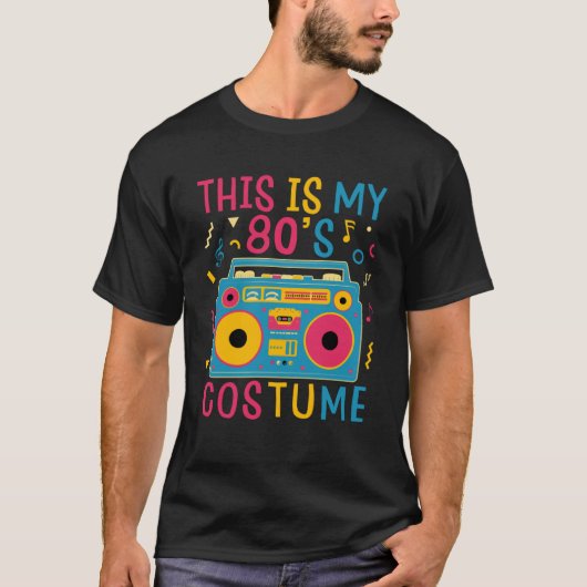 Dit is mijn 80 s kostuum jaren 80 Party Bo T-shirt (Voorkant)