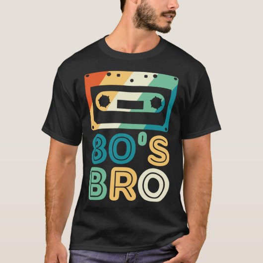 Dit is mijn 80s bro 80 s 90 s feest t-shirt (Voorkant)
