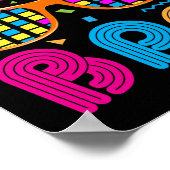 Dit is mijn 80s Bro Neon 80-90-partij Poster (Hoek)