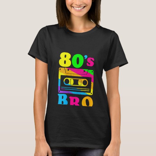 Dit is mijn 80s Bro T-Shirt 80's 90ste feest (Voorkant)