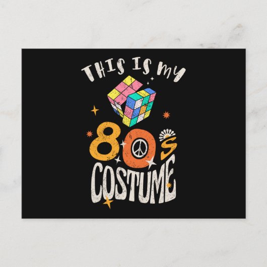 Dit is mijn 80s Costume Grunge effect Briefkaart (Voorkant)