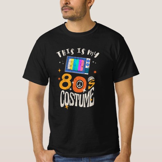 Dit is mijn 80s Costume Grunge effect T-shirt (Voorkant)