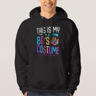 Dit is mijn 80s Costume Retro 1980s Partij Vintage Hoodie