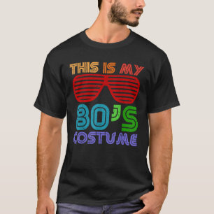 DIT IS MIJN 80s KOSTUUM 1980s Retro  Hallowe T-shirt