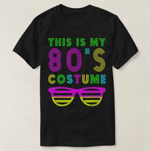 Dit is mijn 80S kostuum 80s Partij T-shirt (Design voorkant)
