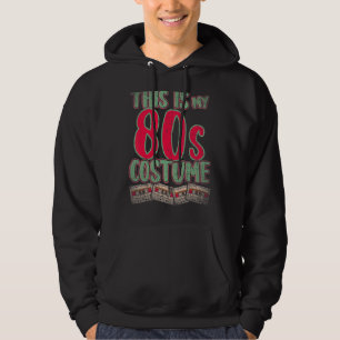 Dit is mijn 80s kostuum feest 1980 Retro cassette  Hoodie