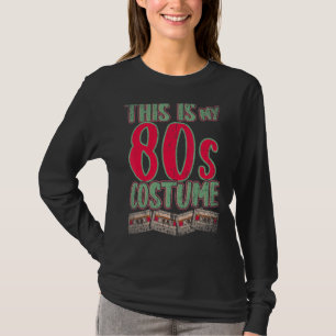 Dit is mijn 80s kostuum feest 1980 Retro cassette T-shirt