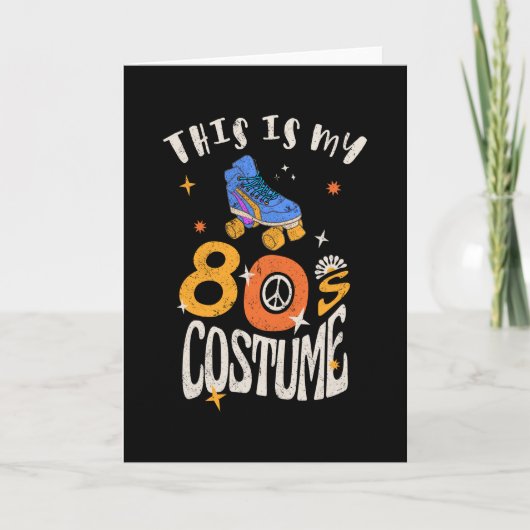 Dit is mijn 80s Kostuum Grunge-effect Kaart (Voorkant)