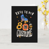 Dit is mijn 80s Kostuum Grunge-effect Kaart (Gele Bloem)