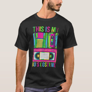 Dit is mijn 80s kostuum Halloween Mannen Vrouwen K T-shirt