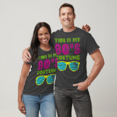 Dit is mijn 80s kostuum Neon 80s 90s feest T-shirt (Unisex)