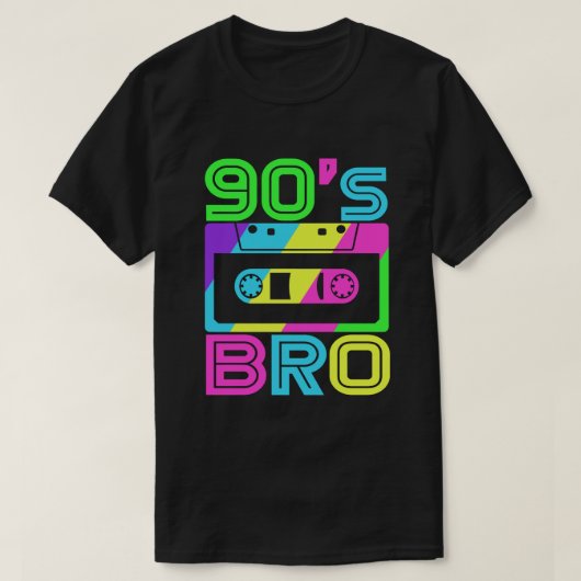 Dit is mijn 90s Bro T-shirt 80's 90-jarige feest (Design voorkant)