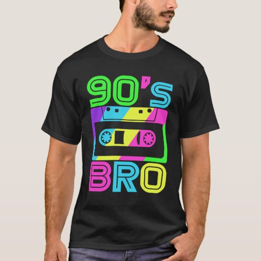 Dit is mijn 90s Bro T-shirt 80's 90-jarige feest (Voorkant)