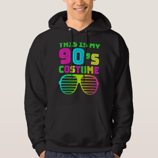 Dit is mijn 90s Costume Retro 90s Music Theme Part Hoodie (Voorkant)