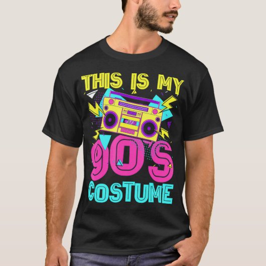 Dit is mijn 90s Costume Retro 90s Music Theme Part T-shirt (Voorkant)