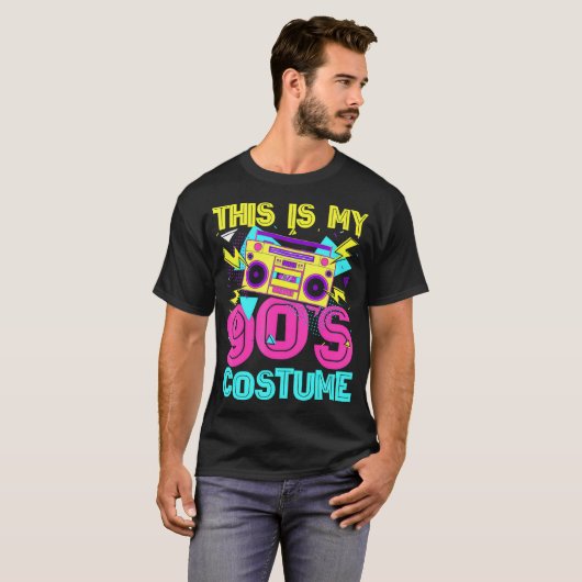 Dit is mijn 90s Costume Retro 90s Music Theme Part T-shirt (Voorkant volledig)