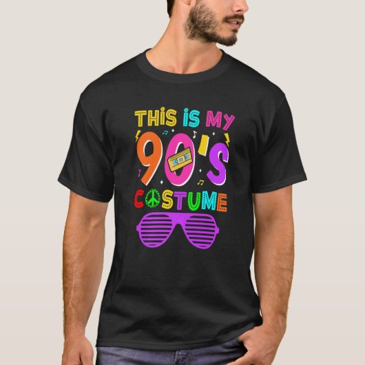 Dit is mijn 90s Costume Retro 90s Music Theme Part T-shirt (Voorkant)