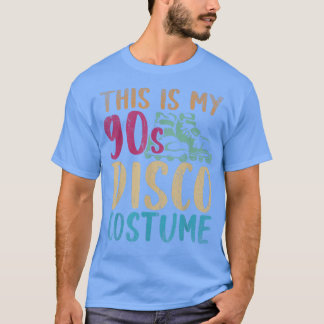 Dit is mijn 90s Disco Costume Party Music Retro Ni T-shirt
