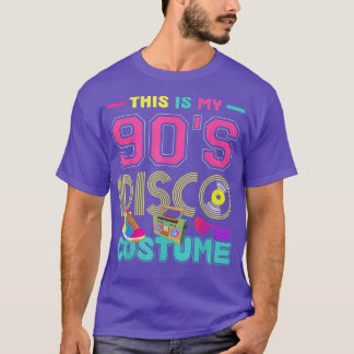 Dit is mijn 90s Disco Costume Party Retro Music Ni T-shirt
