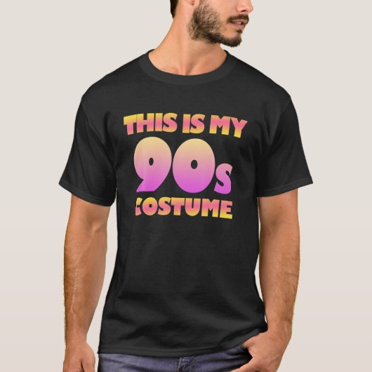 Dit is mijn 90S kostuum Halloween 90S Kinder kostu T-shirt (Voorkant)