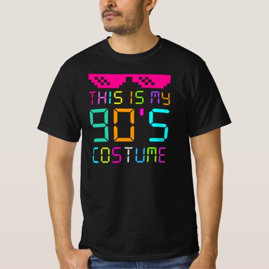 Dit is mijn 90s kostuum - Vibe Retro Party Outfit  T-shirt (Voorkant)