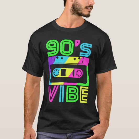 Dit is mijn 90s Vibe T-shirt 80's 90-partij (Voorkant)