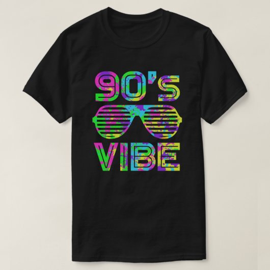 Dit is mijn 90s Vibe T-shirt 80's 90-partij (Design voorkant)