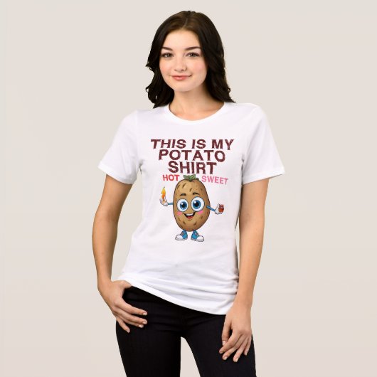 Dit Is Mijn Aardappel T-Shirt voor vrouwen (Voorkant volledig)