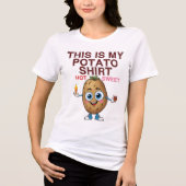 Dit Is Mijn Aardappel T-Shirt voor vrouwen (Voorkant)