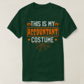Dit is mijn accountant Costume Funny Halloween Acc T-shirt (Design voorkant)