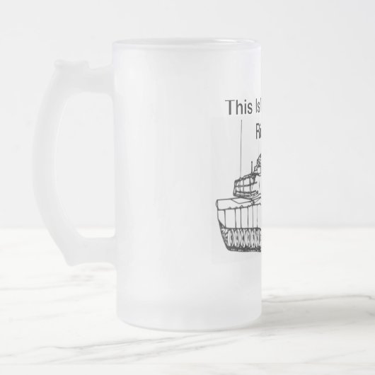 Dit is mijn andere M1A1-Mok Matglas Bierpul (Links)