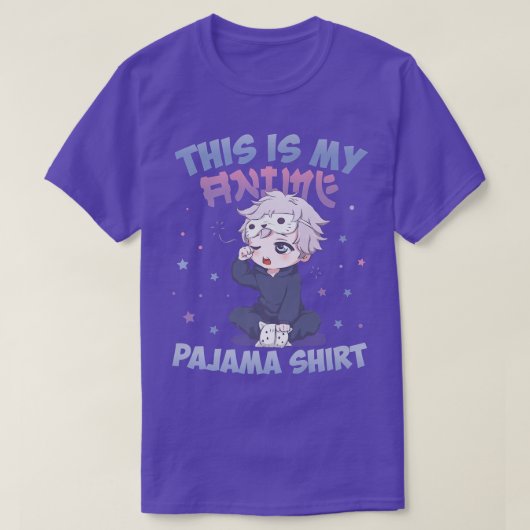 Dit is mijn anime Pajama-meisje T-shirt (Design voorkant)