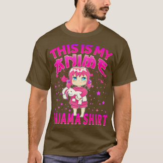 Dit is mijn Anime Pajama Vrouwen Otaku Pajamas Gir T-shirt