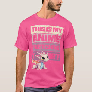 Dit is mijn anime schets Shirt