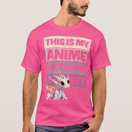 Dit is mijn anime schets Shirt (Voorkant)