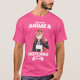 Dit is mijn anime-schets-Shirt-schets T-shirt