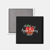 Dit is mijn appel plukken Fun herfst oogst Magneet (Voorkant / Achterkant)