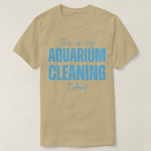 Dit is mijn aquarium-reinigingsschimmelvis, tong t-shirt (Design voorkant)