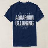 Dit is mijn aquarium-reinigingsschimmelvis, tong t-shirt (Design voorkant)