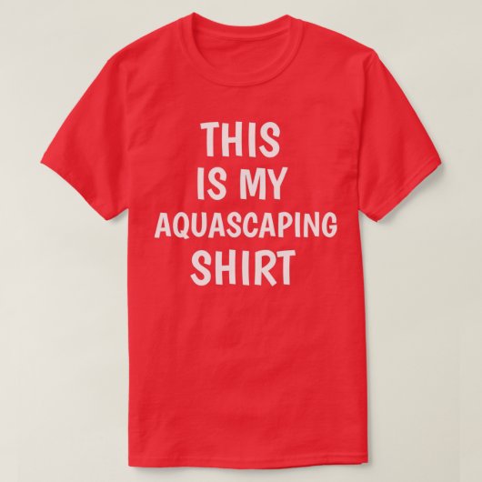 DIT IS MIJN AQUASCAPINGE SHIRT (Design voorkant)