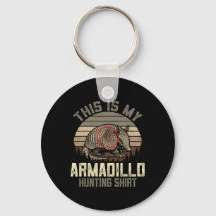 Dit is mijn Armadillo Hunting Shirt - Retro Armadi Sleutelhanger