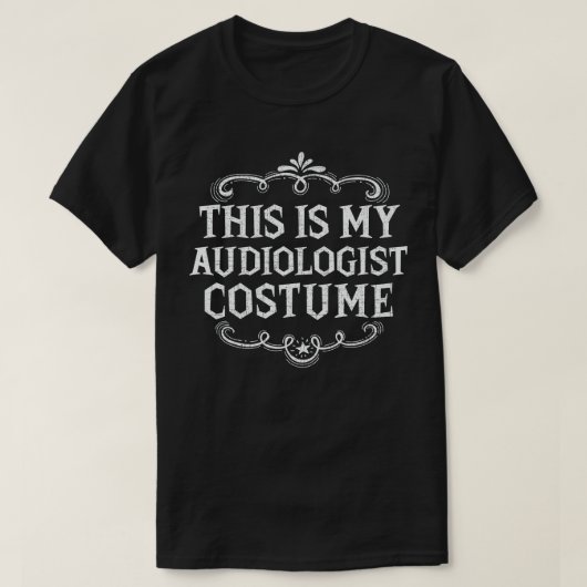 Dit is mijn audioloog kostuum plezier luie Hallowe T-shirt (Design voorkant)