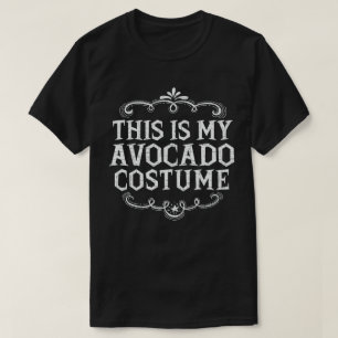 Dit is mijn avocado kostuum Funny Lazy Halloween T-shirt