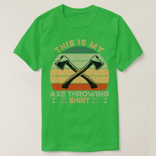 Dit is mijn Ax Throing T-shirt (Design voorkant)