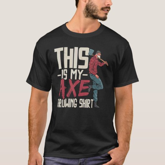 Dit is mijn Ax Throwing Ax Thrower Hatchet T-shirt (Voorkant)