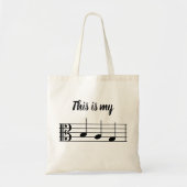 Dit is mijn B-A-G alto cleart. Tote Bag (Voorkant)