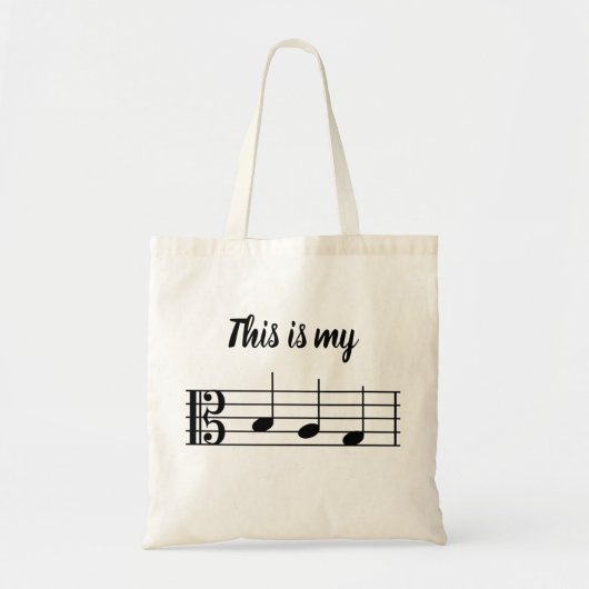 Dit is mijn B-A-G alto cleart. Tote Bag (Voorkant)